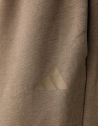 adidas спортен панталон дамски с памук Soft Lux бежов с висока талия KF6249