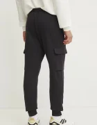 adidas Спортен панталон Feelcozy в черно с изчистен дизайн JE3820