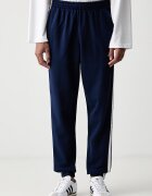 adidas спортен панталон мъжки от памук Essentials тъмносин със стандартна талия KY4197