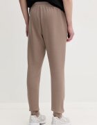 adidas спортен панталон мъжки с памук Essentials Feelcozy кафяв със стандартна талия KF2380