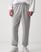 adidas спортен панталон мъжки с памук Three Stripes сив със стандартна талия KY4127