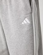 adidas спортен панталон мъжки с памук Three Stripes сив със стандартна талия KY4127