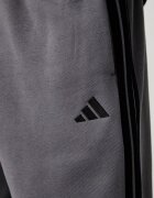adidas спортен панталон мъжки с памук Three Stripes сив със стандартна талия KY4128