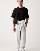 adidas спортен панталон мъжки с памук Z.N.E. сив с висока талия KF3810