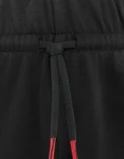 adidas спортен панталон за деца с памук черен със стандартна талия KW9983