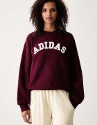 adidas суичър дамски с памук Chenille Pack бордо KU0327