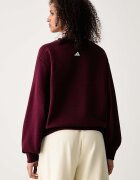 adidas суичър дамски с памук Chenille Pack бордо KU0327