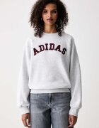 adidas суичър дамски с памук Chenille Pack сив KU0328