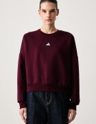 adidas суичър дамски с памук Soft Lux бордо KF8421