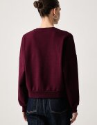 adidas суичър дамски с памук Soft Lux бордо KF8421