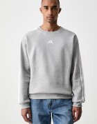 adidas суичър мъжки с памук Essentials сив KY4158