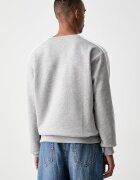 adidas суичър мъжки с памук Essentials сив KY4158