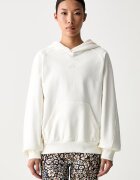 adidas суичър с качулка дамски от памук бежов KV9792