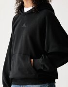 adidas суичър с качулка дамски от памук черен KV7339
