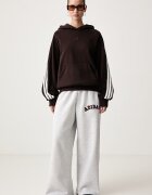 adidas суичър с качулка дамски от памук кафяв KW7701