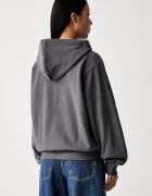 adidas суичър с качулка дамски от памук сив KV9794