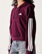adidas суичър с качулка дамски с вискоза Essentials бордо KF8316