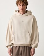 adidas суичър с качулка мъжки от памук бежов KW2314