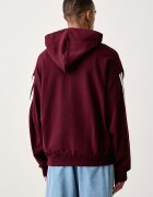 adidas суичър с качулка мъжки от памук бордо KW2405