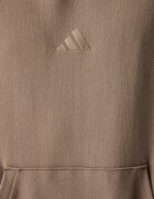 adidas суичър с качулка мъжки от памук кафяв KW2308