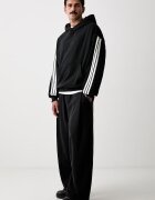 adidas суичър с качулка мъжки от памук Kit Pack черен KW2362