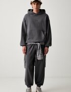 adidas суичър с качулка мъжки от памук сив KW2317