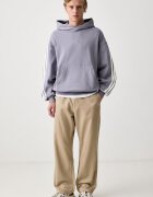 adidas суичър с качулка мъжки от памук виолетов KW2404