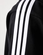 adidas суичър с цип и качулка мъжки от памук Essentials черен KY6568