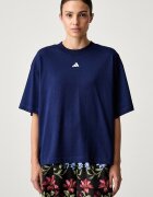 adidas тениска дамска от памук Essentials тъмносиня KY3136