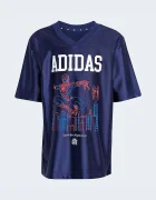 adidas тениска за деца MARVEL SPIDER-MAN тъмносиня KS3966