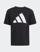 adidas тениска за деца от памук черна JE1379