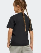 adidas тениска за деца от памук черна JE1379