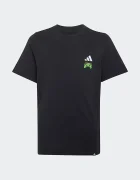adidas тениска за деца от памук черна KE1609