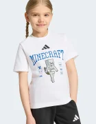 adidas тениска за деца от памук MINECRAFT бяла KH3196