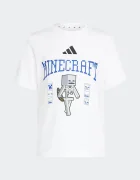 adidas тениска за деца от памук MINECRAFT бяла KH3196