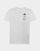adidas тениска за деца от памук MINECRAFT бяла KH3205