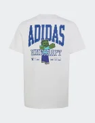 adidas тениска за деца от памук MINECRAFT бяла KH3205