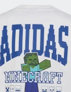 adidas тениска за деца от памук MINECRAFT бяла KH3205