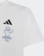 adidas тениска за деца от памук MINECRAFT бяла KH3205