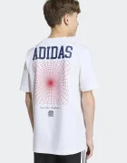 adidas тениска за деца от памук с еластан MARVEL SPIDER-MAN бяла KS3959