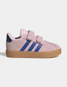 adidas VL COURT 3.0 маратонки за деца от велур розови KI6496