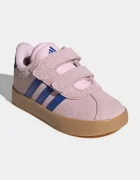 adidas VL COURT 3.0 маратонки за деца от велур розови KI6496