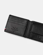 Aeronautica Militare Кожен портфейл мъжки в черно AM101
