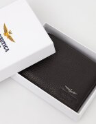 Aeronautica Militare Кожен портфейл мъжки в кафяво AM181