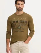 Aeronautica Militare Памучна блуза с дълги ръкави
