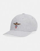 Aeronautica Militare шапка с козирка мъжка от памук сива HA1246UCT02261