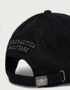 Aeronautica Militare шапка с козирка мъжка с вълна черна HA1085UCT02333