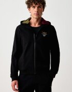 Aeronautica Militare спортен комплект анцуг мъжки от памук с еластан черен TF0108UF00662