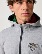 Aeronautica Militare спортен комплект анцуг мъжки от памук с еластан сив TF0108UF00674
