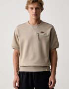 Aeronautica Militare суичър мъжки от памук бежов FE2103UF00679